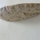 Pair of vintage stone sconces, natural beige, Italy 1979