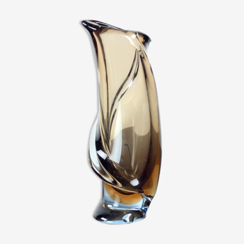 Art Glass Vase By Emanuel Beranek, Czechoslovakia 1960s