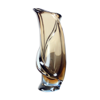 Art Glass Vase By Emanuel Beranek, Czechoslovakia 1960s