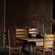 Dining table / desk in primitive French pine from the 18th century with a drawer.