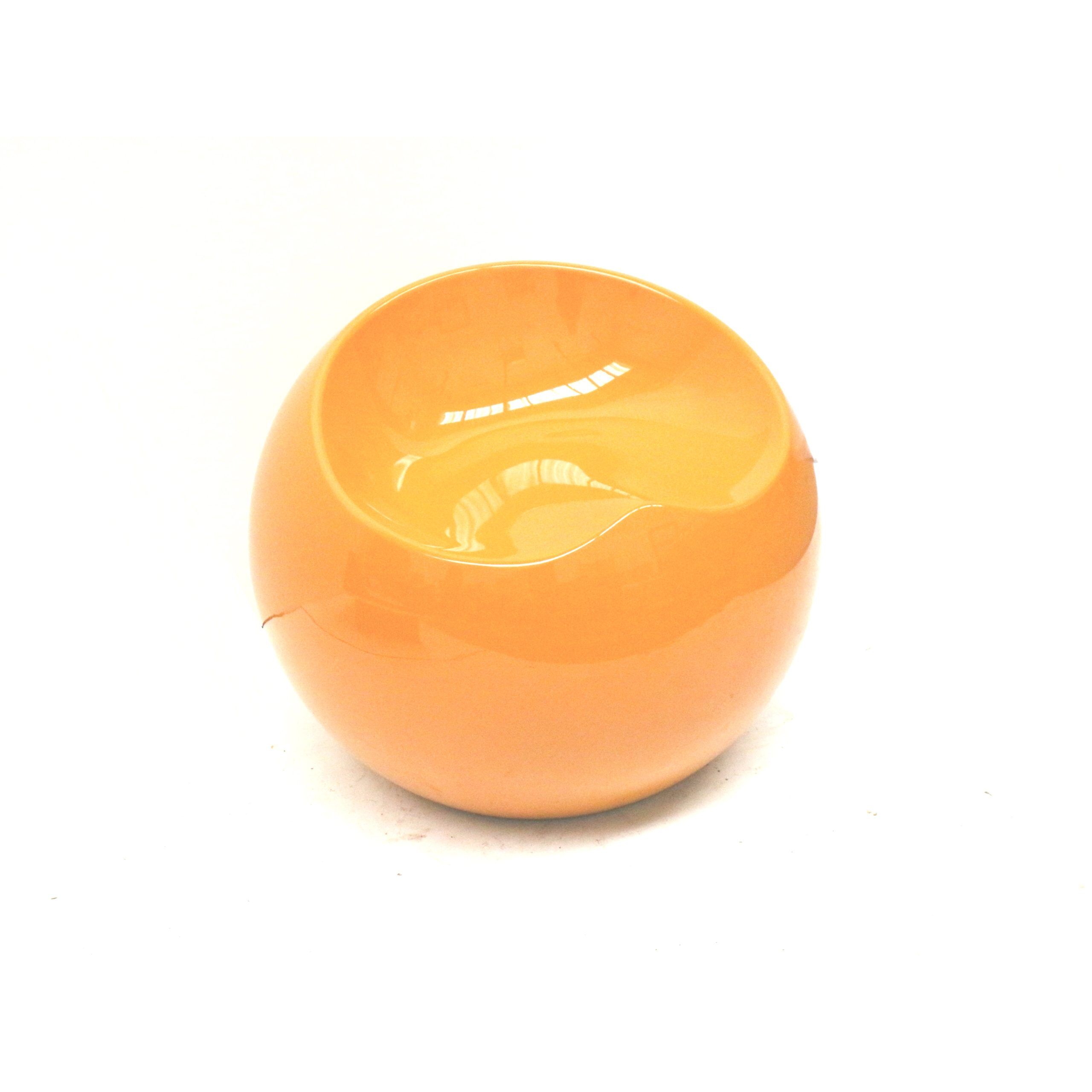 Ottoman orange space age by Finn Stone, 1990s