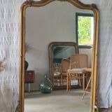 Antique gilded mirror 150 x 90 with moldings