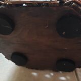 Wicker bottle holder basket