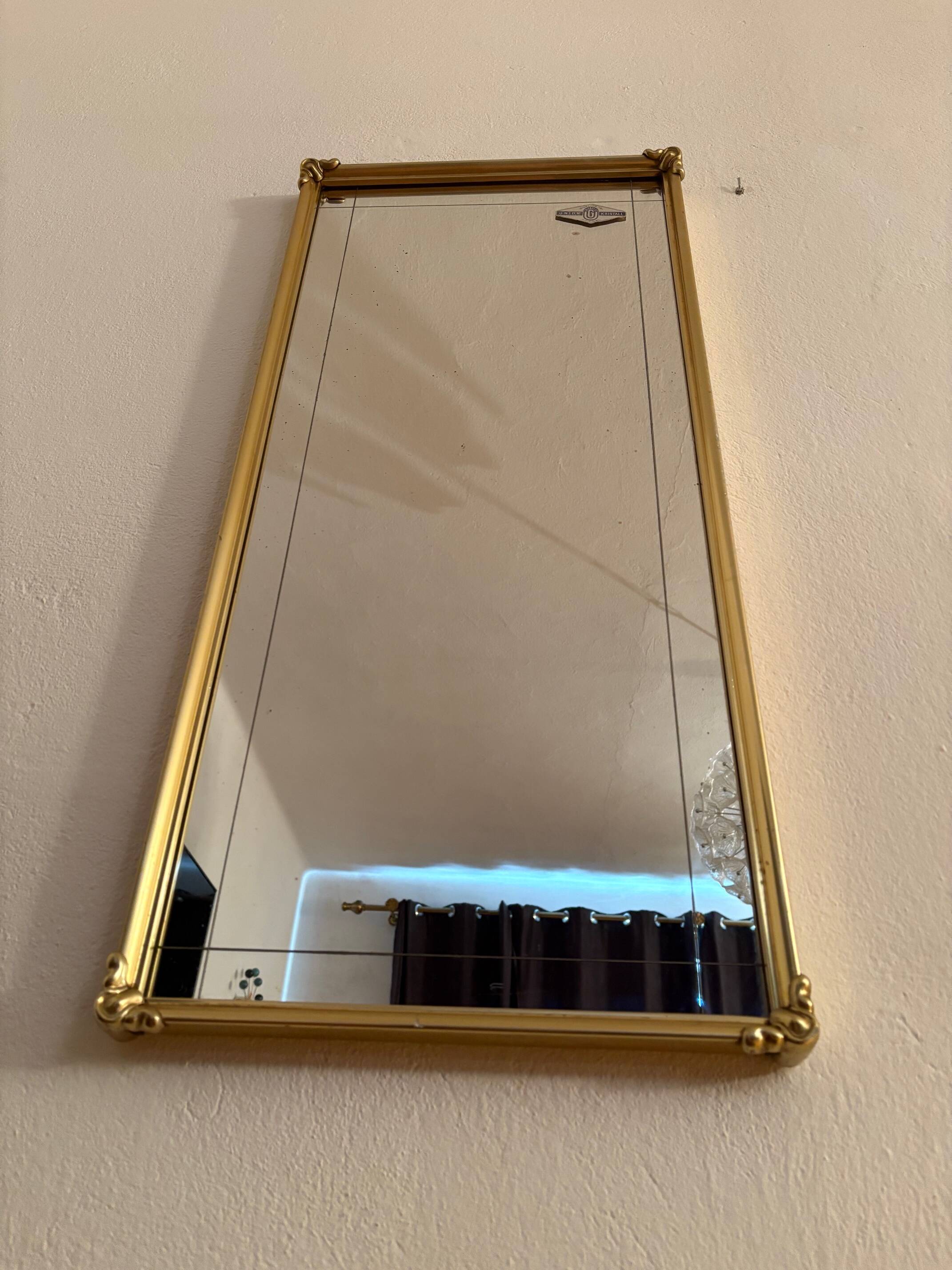 Union Kristall Mirror, Germany, 1960s