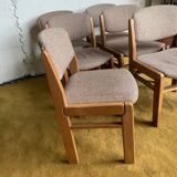Set of 6 chairs and 1 round table