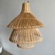 Suspension ou luminaire en rotin en forme de lanterne asiatique