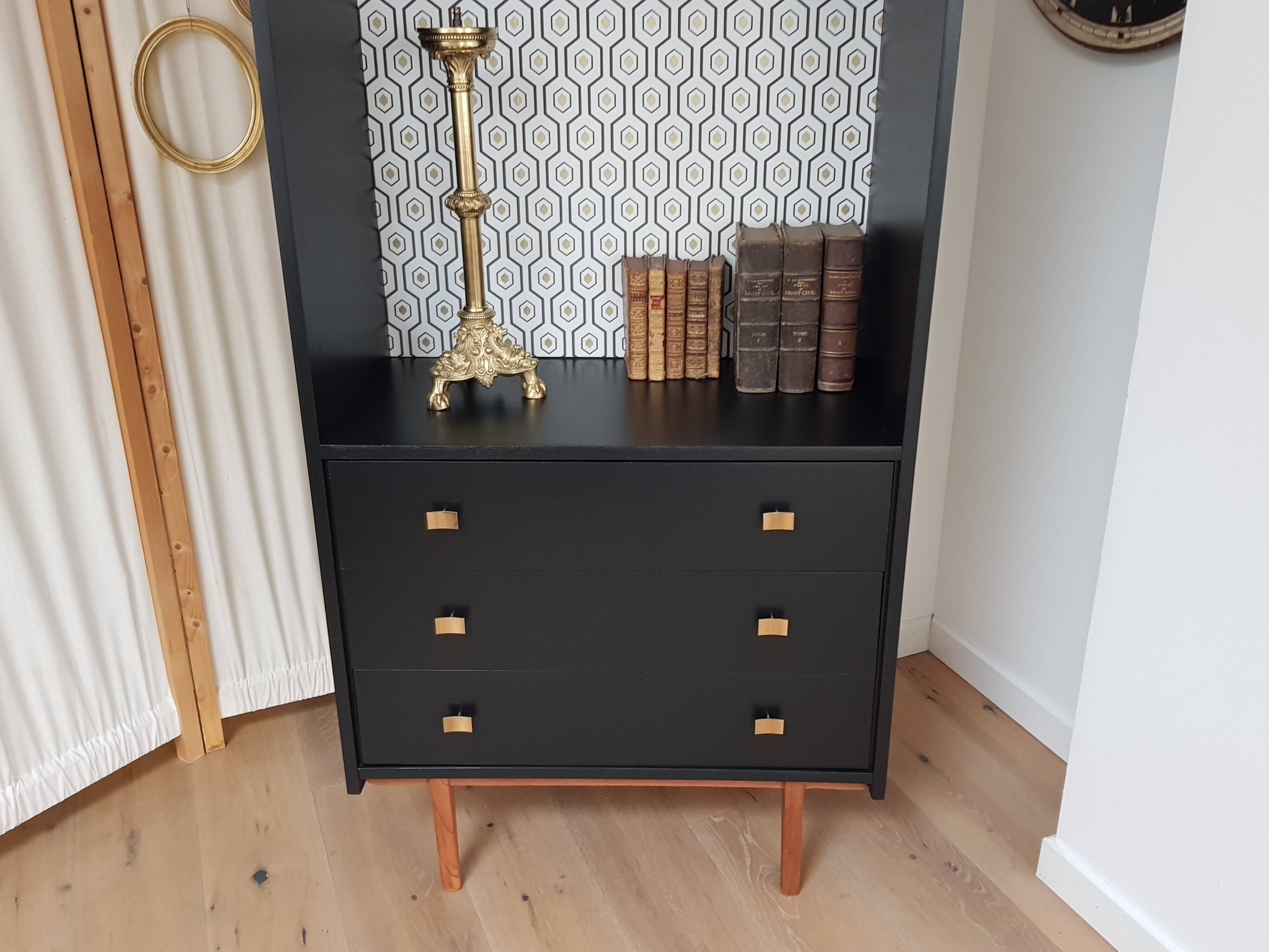 Vintage library dresser