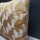 Art Deco jacquard cushion 40x40cm