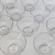 Set of 12 dessert / ice cream bowls in crystal - Daum Nancy France - Circa