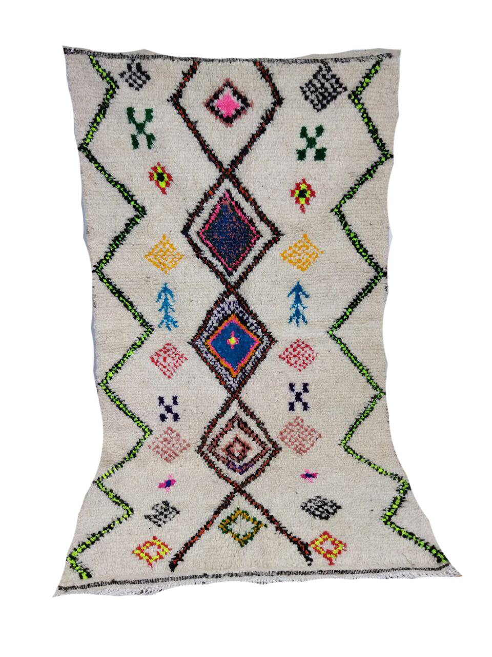 Handmade Moroccan Berber Rug 255 X 138 CM