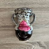 Petit vase Vallauris marron