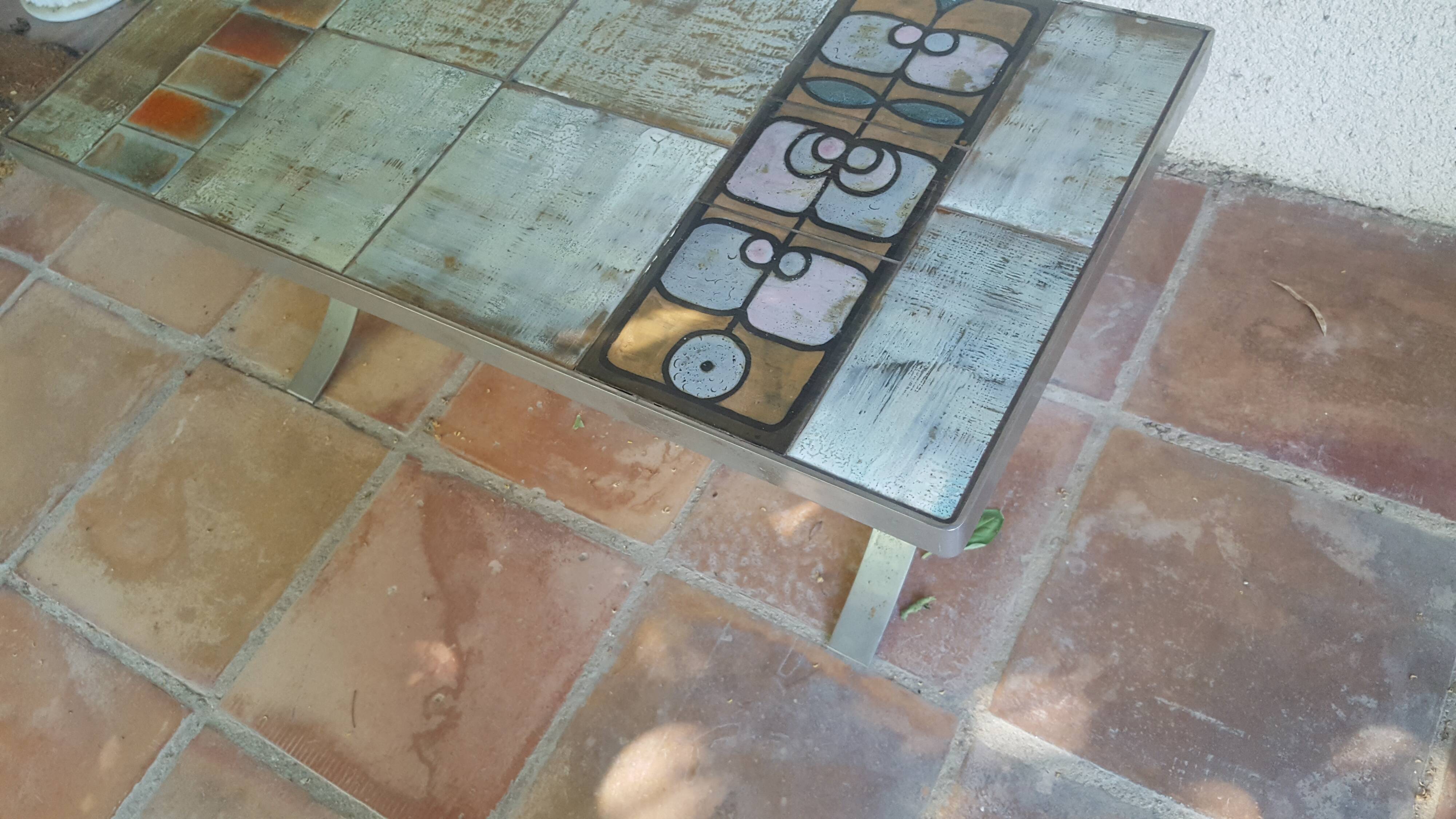 Vintage ceramic coffee table