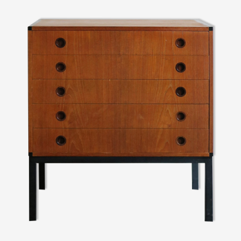 Commode d'Aksel Kjersgaard en teck années 1960