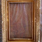 Cadre doré à clefs XIXème 62x45