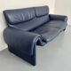 De Sede ds-2011 vintage leather sofa for 2/3 people, 1980s design.