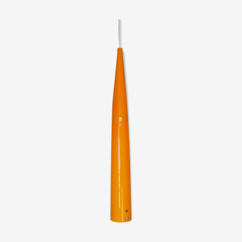 Suspension orange en verre par Gino Vistosi pour Vistosi 1960s