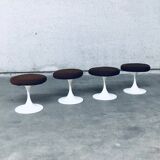 Mid-Century Modern Design Tulip Stool Set by Tamburin, Sweden, 1970s, Set of 4