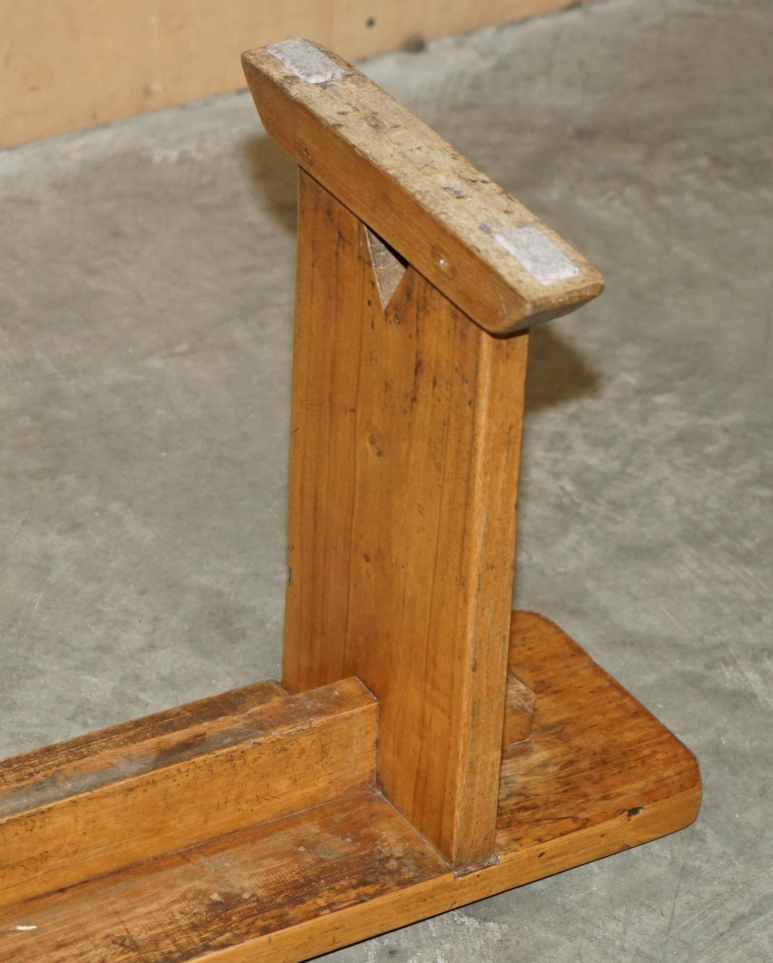 Paire de bancs victorienne en chêne