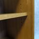 Vintage modernist display cabinet in wood