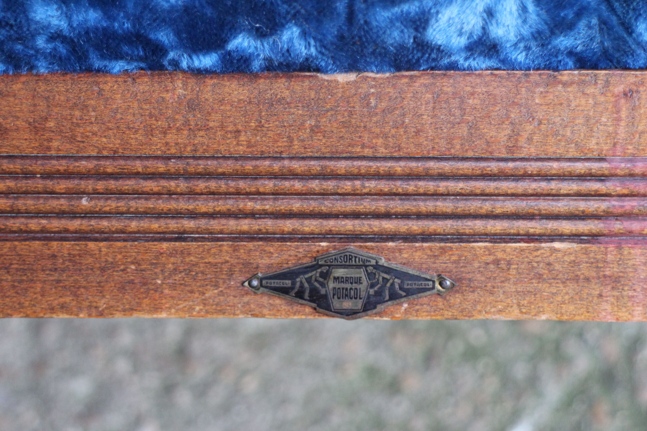 Morris "Potacol" armchair and footrest