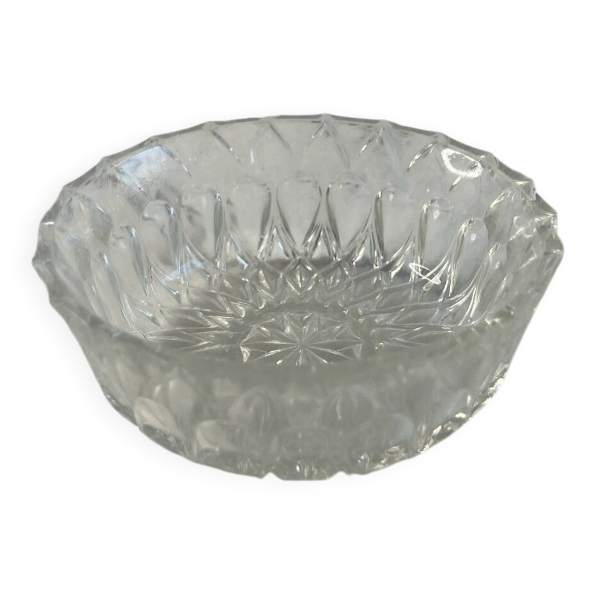 Coupelle en verre taillé 11cm
