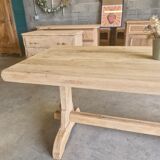 Reclaimed solid oak farmhouse table