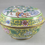Chinese enamelled bronze box
