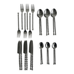 24 couverts anciens en