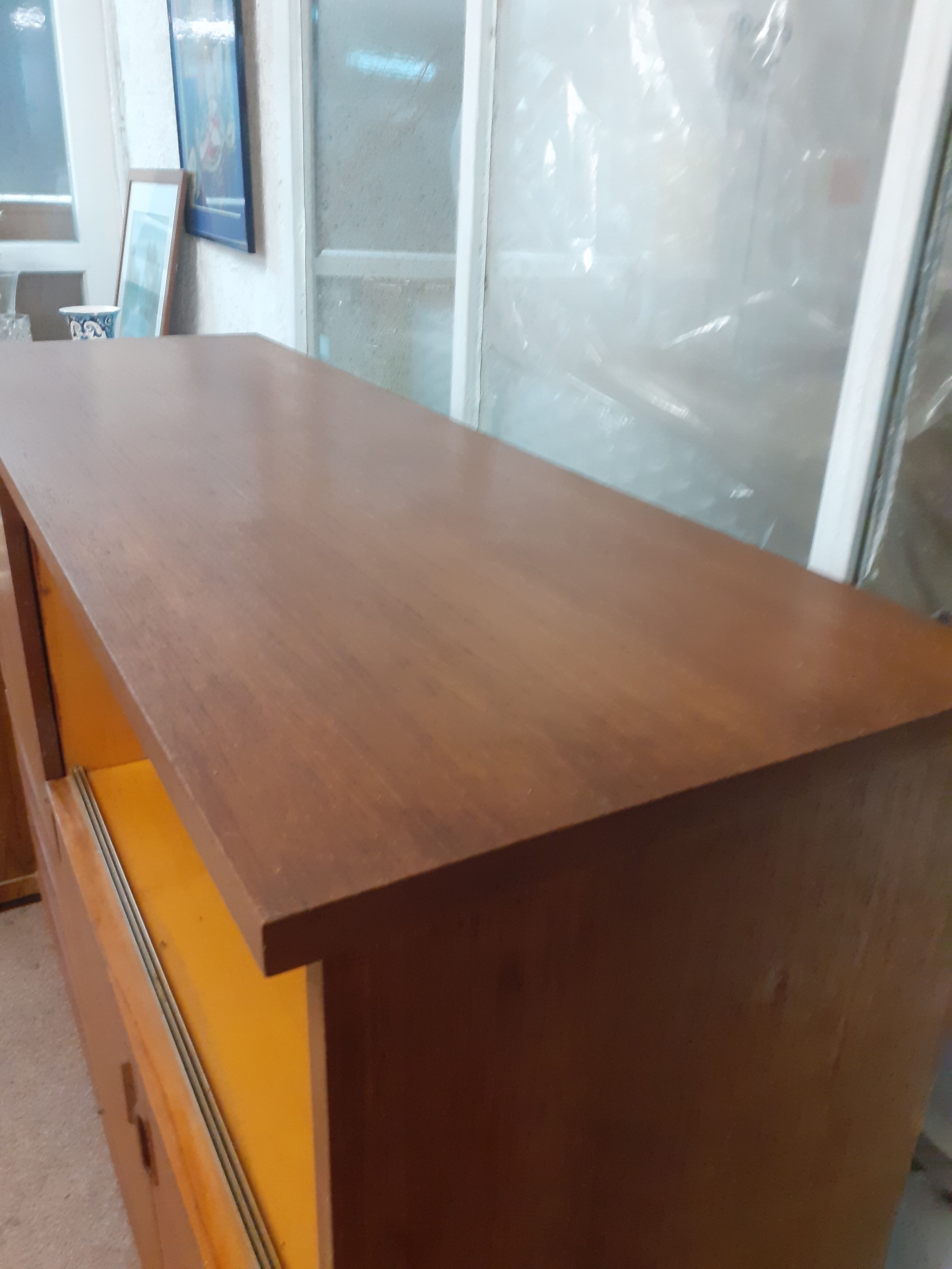 Seventies buffet scandinavian foot compass