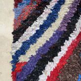 Colorful Boucherouite Moroccan rug - 107 x 244 cm