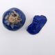 Set of Cobalt blue ceramics "Fond d'Atelier" - N.Lebrun - Belgium 1970s