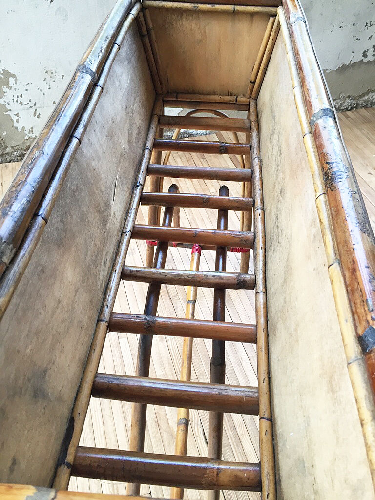 Rattan and rilsan planter