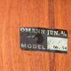 Danish extendable dining table in rosewood, model 54 by Gunni Omann