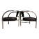 A pair of petite low armchairs by ronald cecil sportes for lumen center, 1987