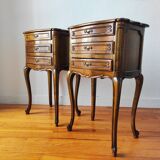 Pair of Louis XV style bedside tables