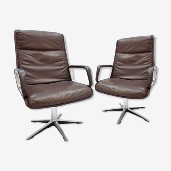 Paire de fauteuils Wilkhahn Delta par Delta Design