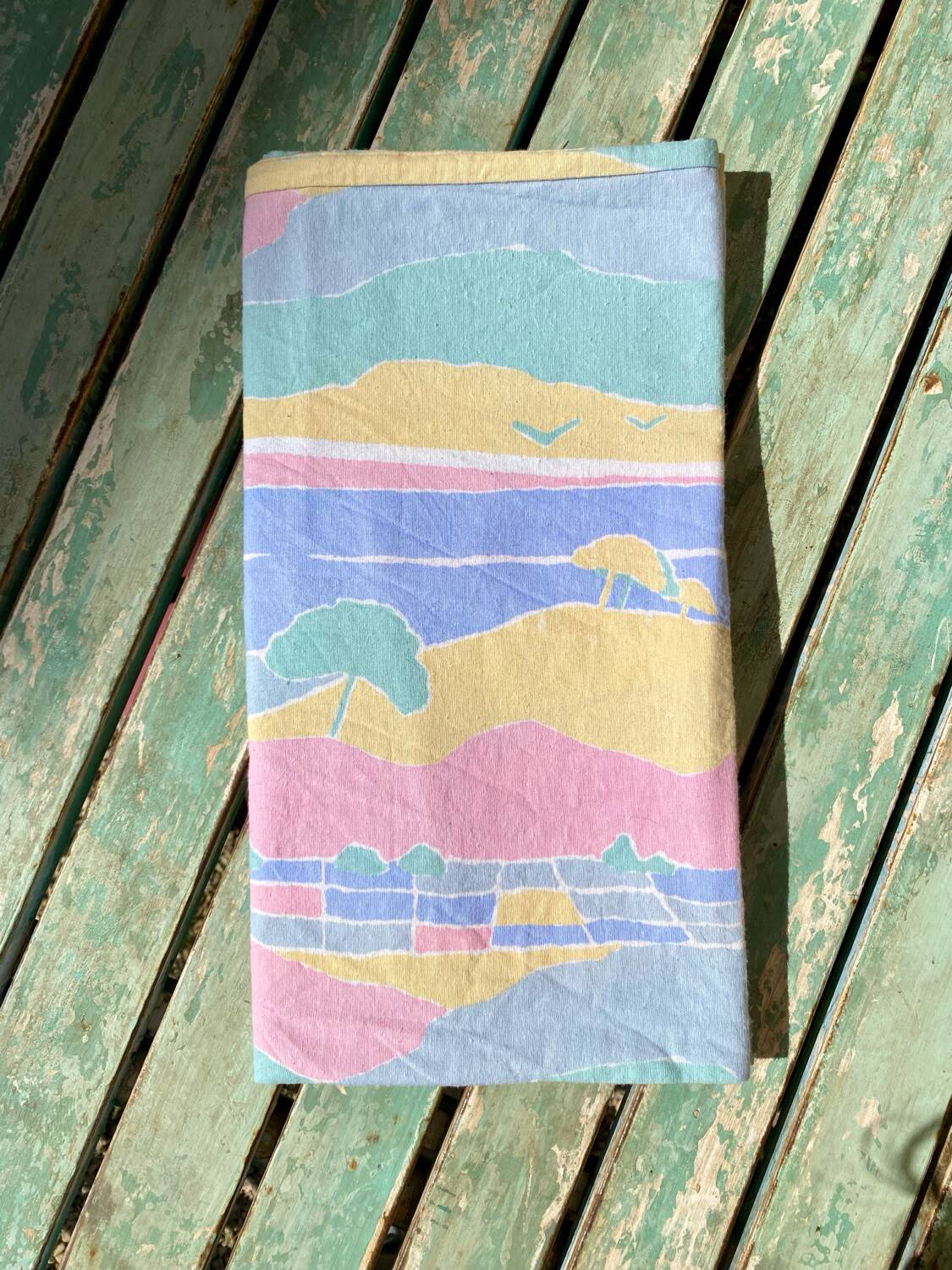 Vintage pastel bolster case