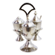 Salt and pepper set in silver metal 1930