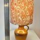 70s vintage orange lamp - wireless - suitable for outdoor use