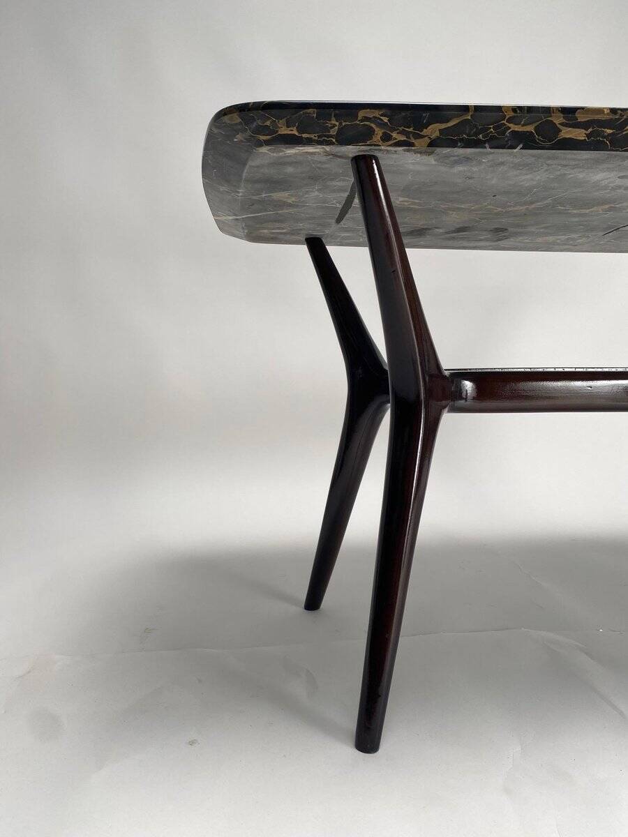 Organic Marble Coffee Table in the style of Gio Ponti, Italy, 1950s