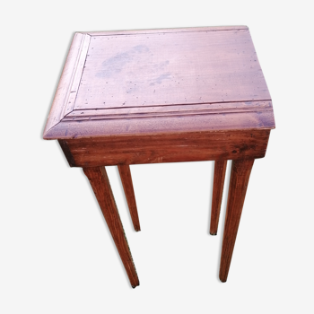 Old wooden service with a drawer