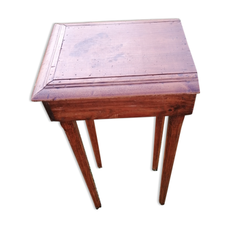 Old wooden service with a drawer