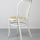 No. 18 White Chairs by Michael Thonet, Set of 4