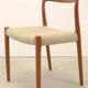 Suite de 6 chaises Niels O Möller modèle 77' Dukkerup