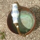 Copper flowerpot