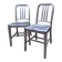 Pair of Eneco 1006 (Ten-O-Six) chairs or Navy chair.