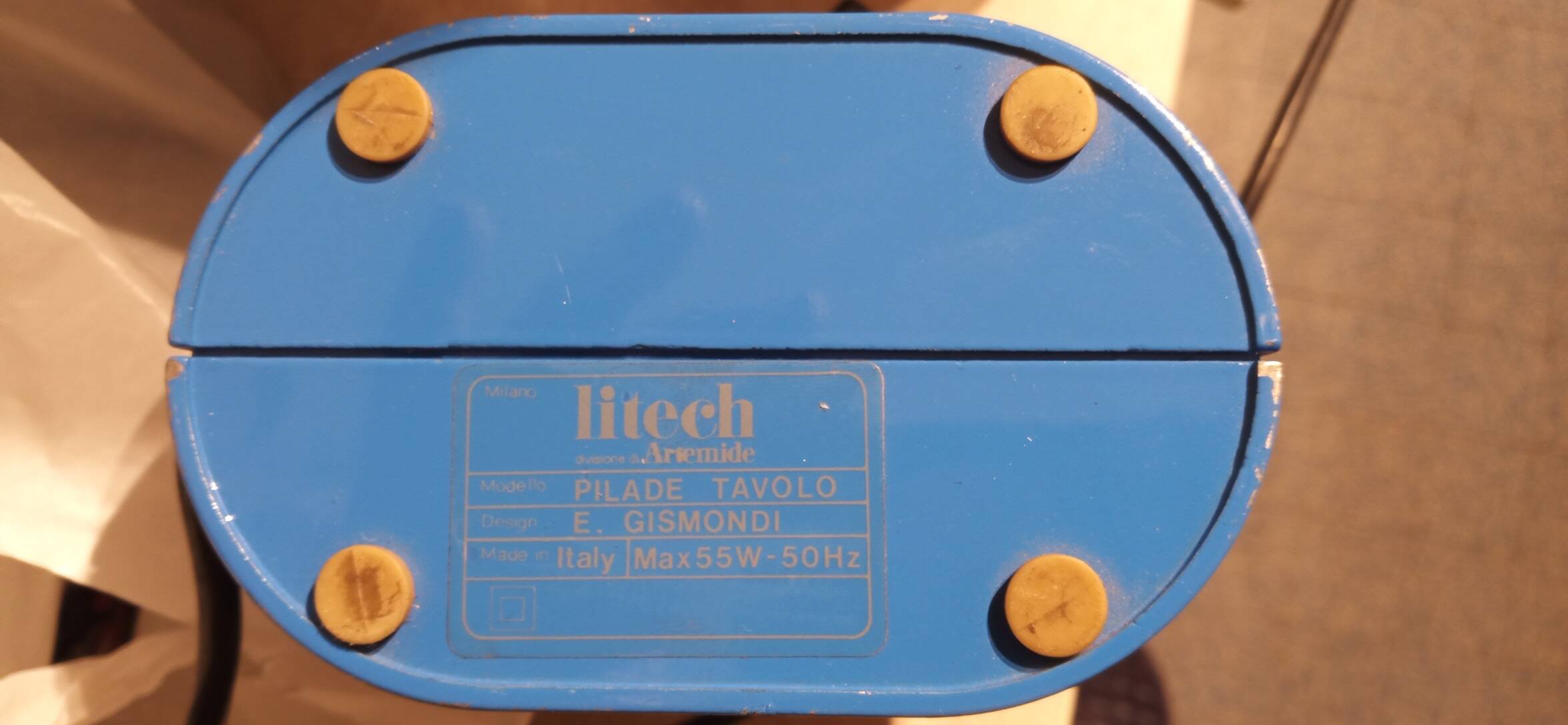 ARTEMIDE Litech Blue Articulated Lamp