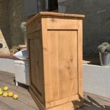 Raw wood sideboard