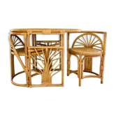 Garden lounge set Art deco in rattan and wicker