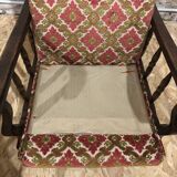 Vintage velvet armchairs